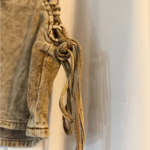 Y2K Pretty Little Things Micro Mini Skirt Lace-Up Festival Coachella - Picture 6 of 13